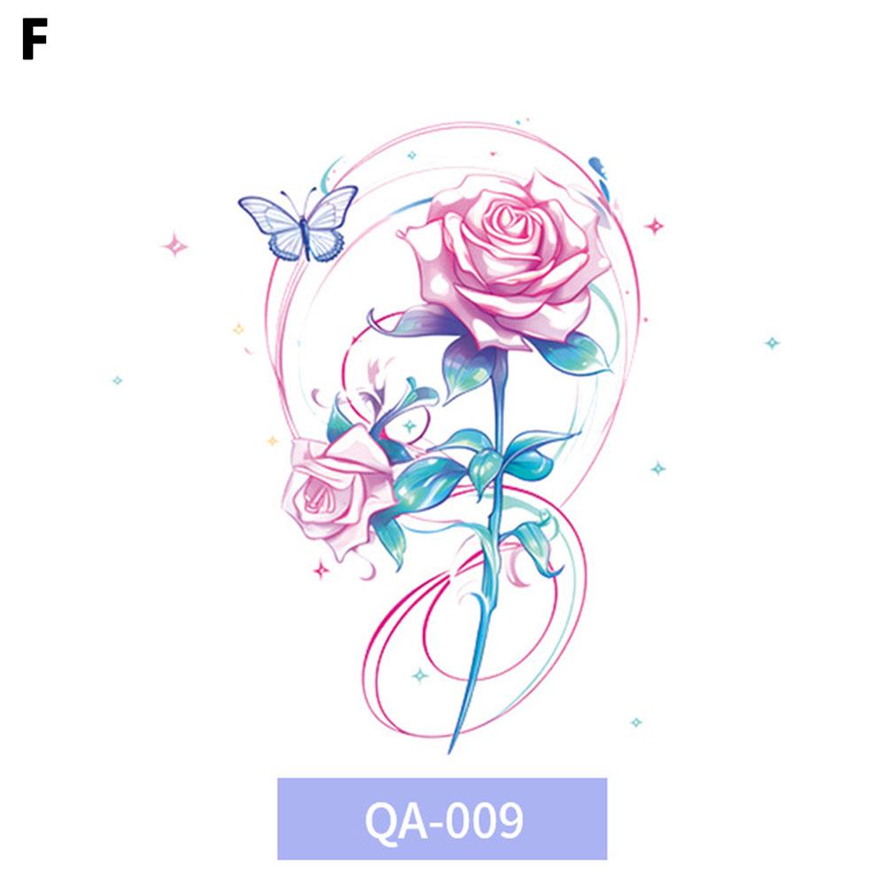 Barevné tetovací nálepky motýlů Vodotěsné Dlouhotrvající Roztomilé Japonské Dopamin Omyvatelné Tetování St G1S6