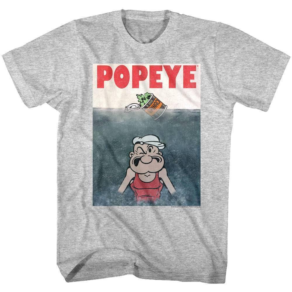 Popeye Jaws Parody Men s T Shirt Unisex T-Shirt XL
