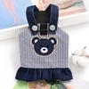 Pet Small Dog Dog Clothes Teddy Denim Strap Skirt Can Be Towed Spring, Autumn and Summer