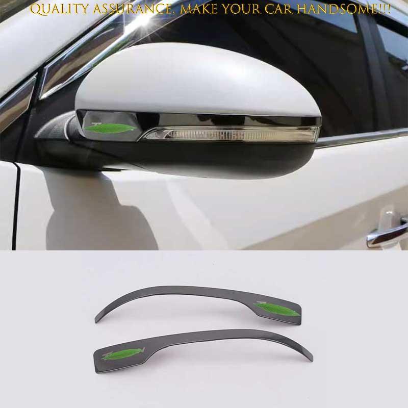 For Hyundai Tucson 2016-2021 Black Titanium Rear View Mirror Anti-Scratch Strip