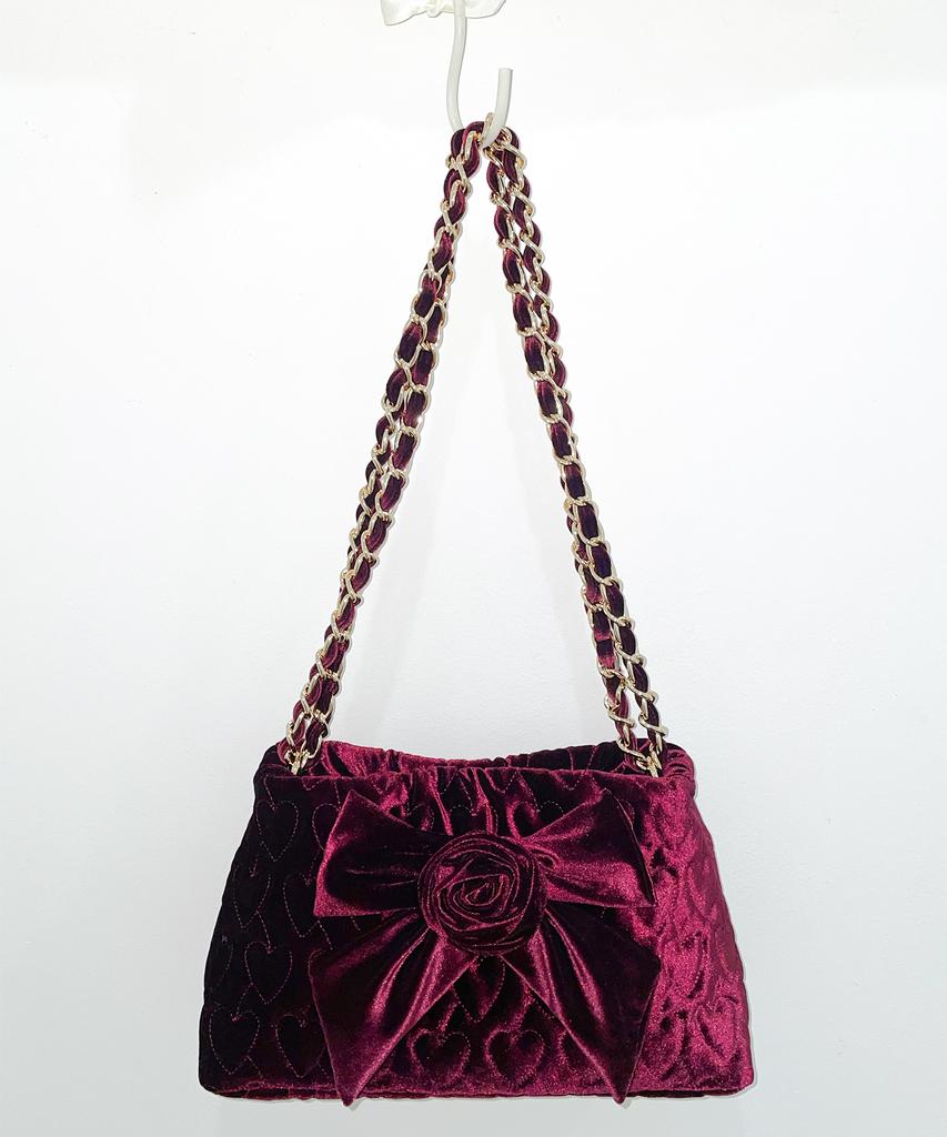 Holly Loves Love Jenny Bag_Wine