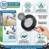 Rubber Faucet Washers Leak Proof Shower Hose Gasket Water Tap Filter Mesh Seal Ring with Net Faucet Grommet Plumbing Repair Set