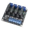 Low Level 5V 1 2 4 8 Channel Solid State Relay Module SSR G3MB-202P 240V 2A Output With Resistive Fuse For Arduino