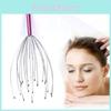 Versatile 20 Prong Metal Octopus Scalp Massager For Ultimate Relaxation And Stress Relief
