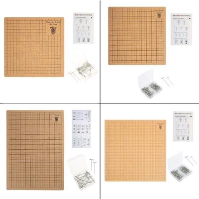 Portable Weaving Board Set Craft Mat with Instructions Reusable Braiding Board