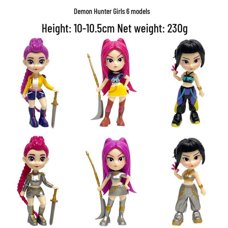 Cross Demon Hunter Rumi & Mimi K-Pop Figure Model Blind Box Ornament