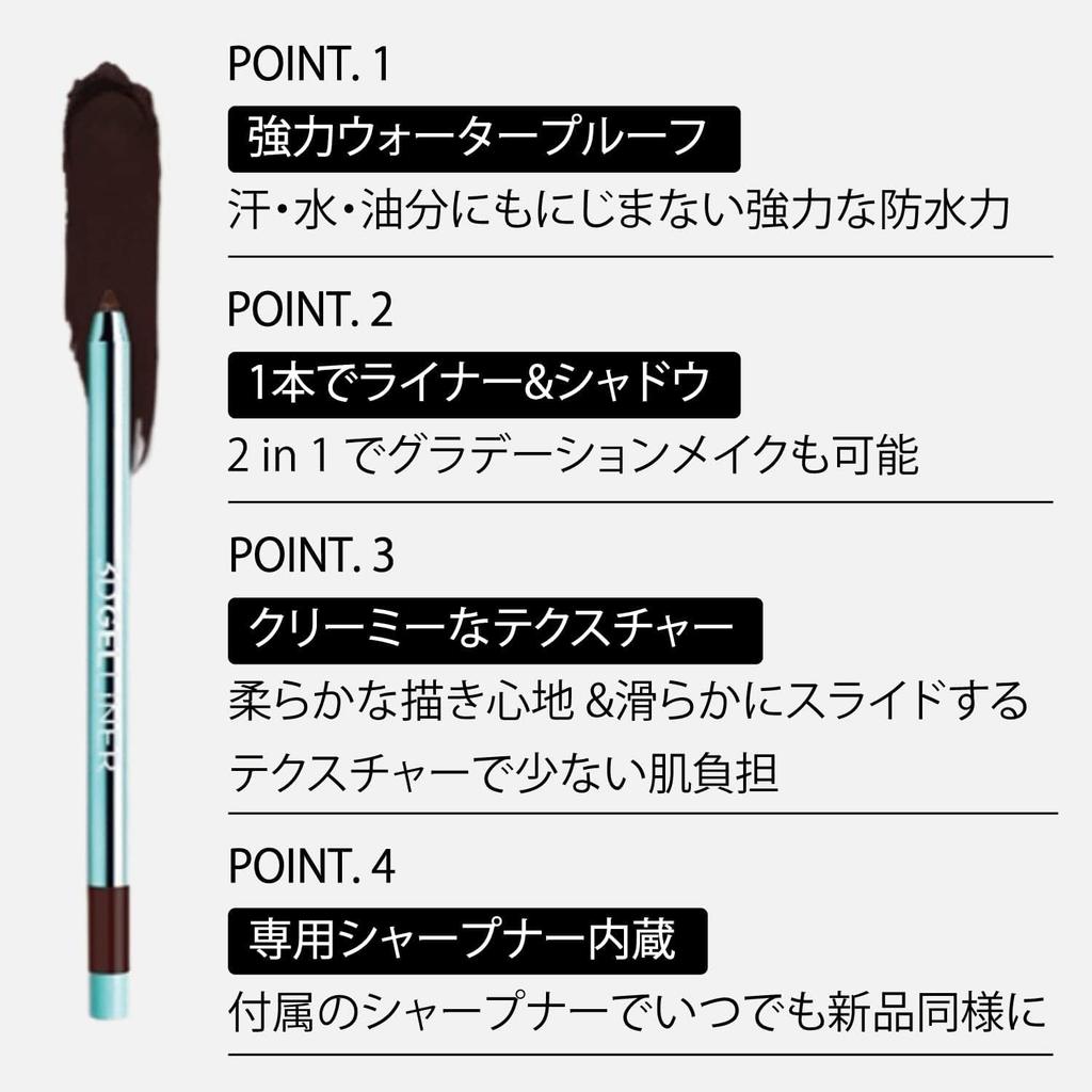 CLIENTO Eyeliner Havana Dark Chocolate Pencil, Waterproof, Long-Lasting, Quick-Drying (2 Brown)