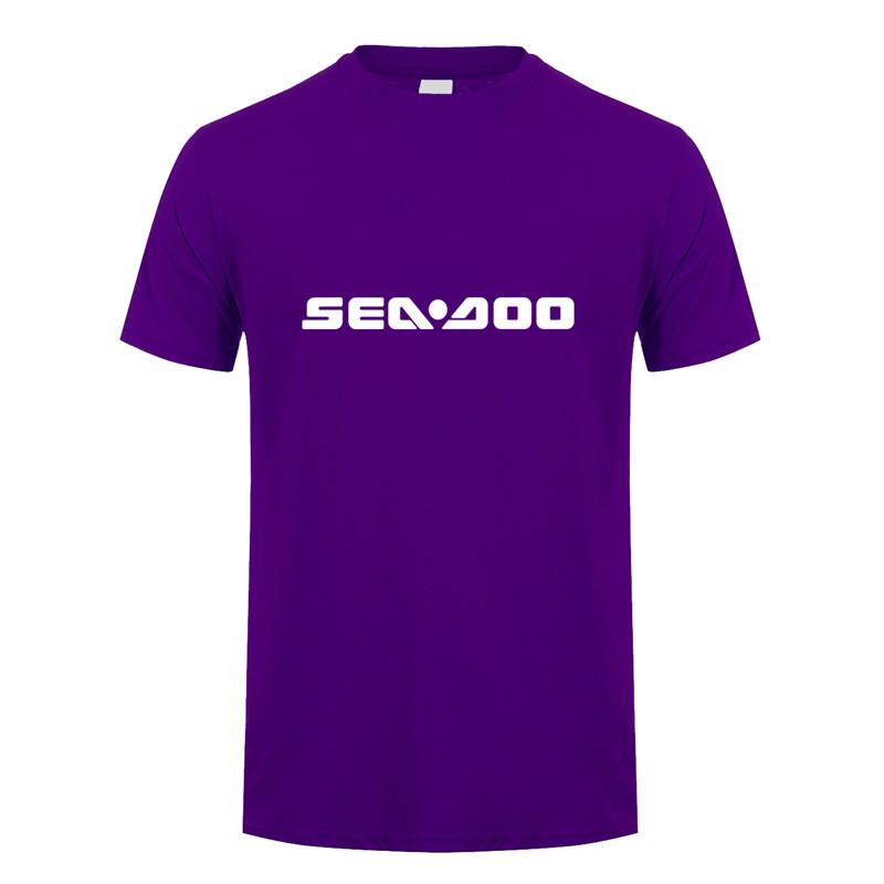Seadoo T Shirts Summer Short Sleeve Cotton Sea Doo Seadoo Moto Tshirt Unisexs Tshirt Tops Tees Lh079