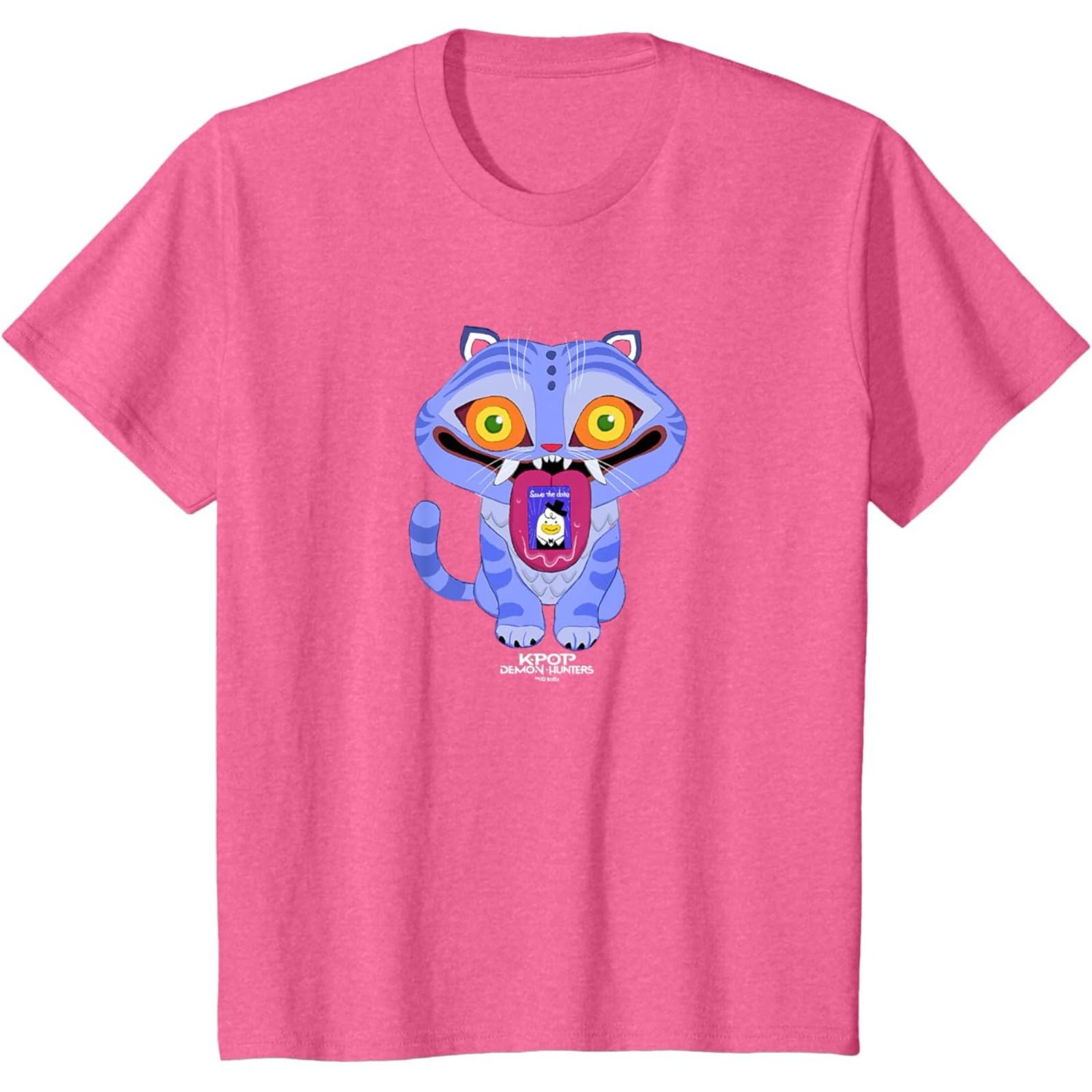 

Футболка с короткими рукавами и круглым вырезом для мальчиков и девочек 100 горячий розовый