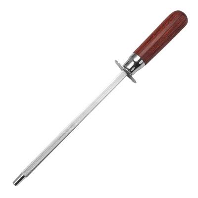 Neue 10'' Profi-koch Messer Spitzer Stange Holzgriff Diamant Schärfen Stick Honen Stahl