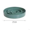 Pet Dog Slow Feeder Bowl Food Plate Puzzle Bowls for Dogs Supplies Kitty Beige 15.5cm