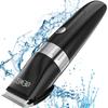 DEWEL Pet Clippers, Waterproof, Quiet, Cordless, 2-Speed, Pet Clippers for Dogs and Cats, Full Body Grooming, Professional Use, for Home Use