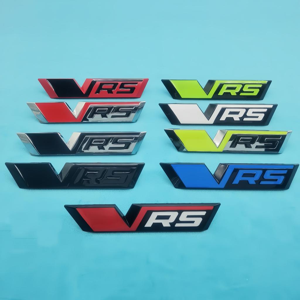 1Pc VRS Logo Car Side Fender Rear Trunk Car Body Emblem Badge Sticker for Kamiq Superb Octavia Rapid Kodiaq Karoq Fabia
