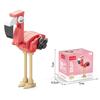 Flamingo Eagle Crow Parrot Ostrich Woodpecker Bird Paradise Animal Kindergarten Gift Children's Brickheadz Assembly Block Toys