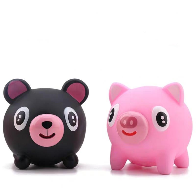 Ventriloquist Decompression Toy: Cute Animal Sound & Air-Squeeze Feature