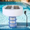 Ionisator für Pool Solarbetrieben Schwimmender Ionisator Wasserreiniger Wasserreiniger mit Kupferionisation Mehrfarbige LED-Lichter