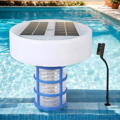 Ionizer for Pool Solar Powered Floating Ionizer Water Cleaner Water Purifier with Copper Ionization Multi-Color LED Lights