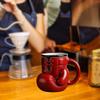 Hrníček ve tvaru boxerské rukavice Porcelánový na čaj Ručně vyráběný Šálek 12 oz pro Bufet Narozeninový dárek Pro každodenní použití