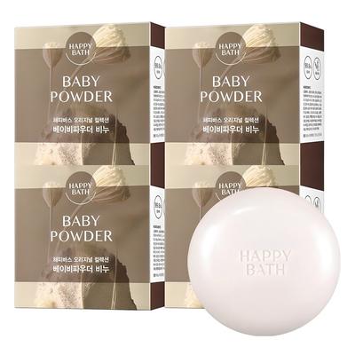 Original Collection Seife Baby Puder Duft, 90g, 4 Stück