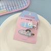 2 Pcs/set Cute Puppy Hair Side Clips Sweet Adorable Seameless Bangs Clip Trendy Duckbill Clips Hair Accessories
