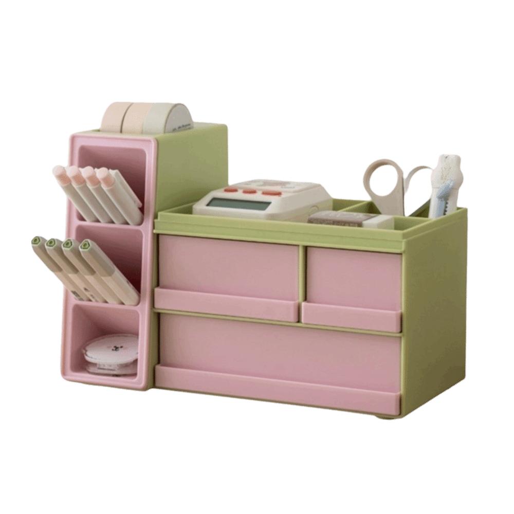 Large Capacity Desk Stationery Storage Box Desk Organizer Sundry Storage Rack  for School Office