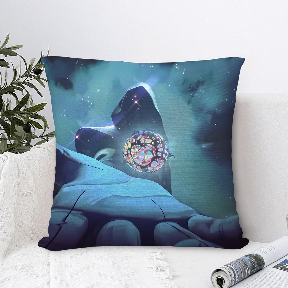 

A-Arcane V-Viktor Cartoon Pillow Case Plush Fabric Soft Pillowcase Double Sided Print Sofa Cushion Cover Throw Pillow Cover 16x16Inch