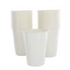 10 White Disposable Cups