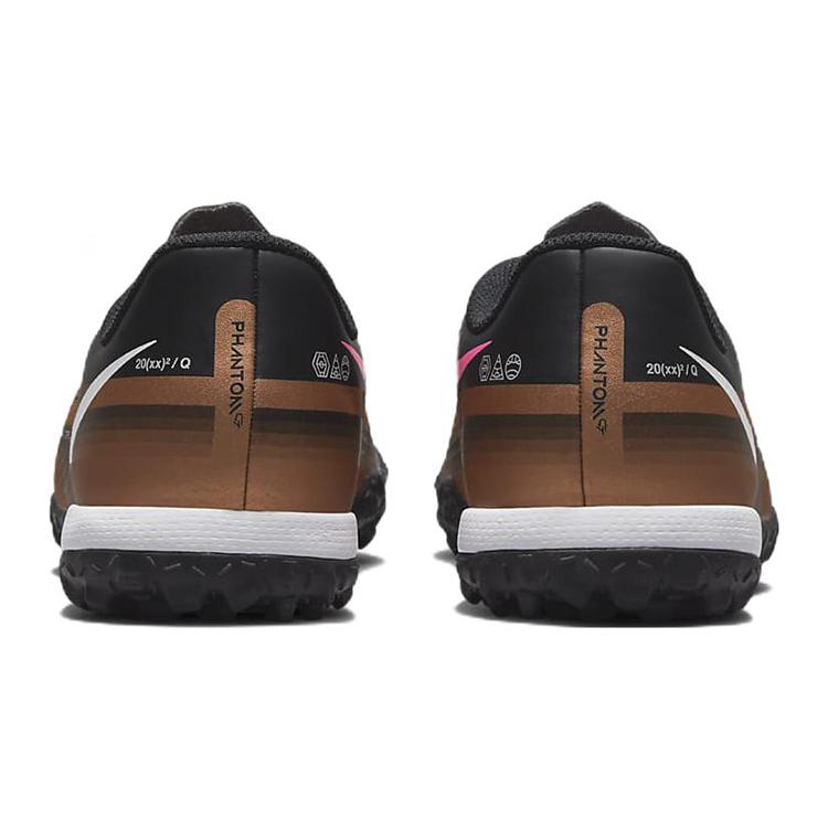 Nike Phantom GT Jr. Academy TF Scarpe da Calcio per Bambini Low top Prato Nero Oro Bambini DR6062-810