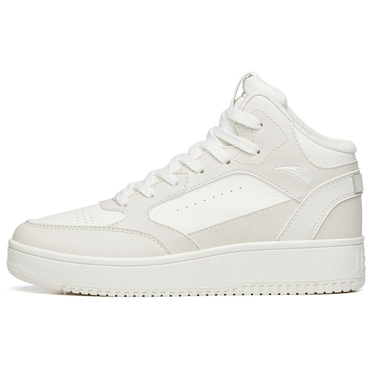 

Новые кеды Anta с высоким верхом, противоскользящие, износостойкие, для скейтборда, женские, серо-белые 922238013-2 35.5