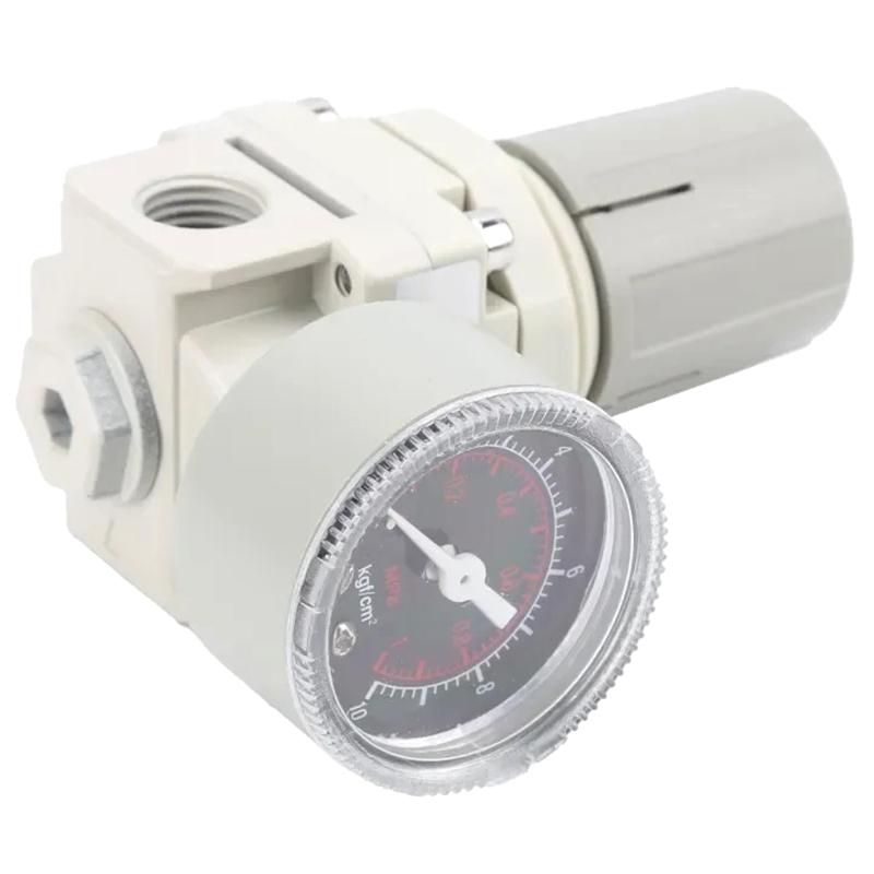 Pneumatic Pressure Regulator Ar2000-02 Air Compressor Pressure Reducing Valve Air Filter Processor Pressure Control Valve