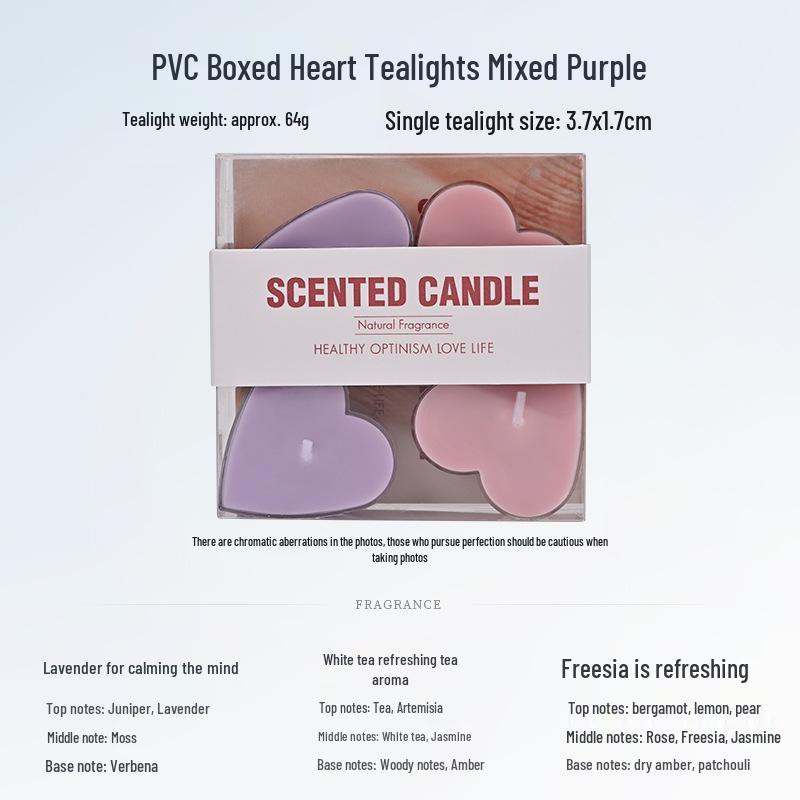 Handmade Mini Aromatic Tea Light Candles: Colorful, Romantic Birthday Gift