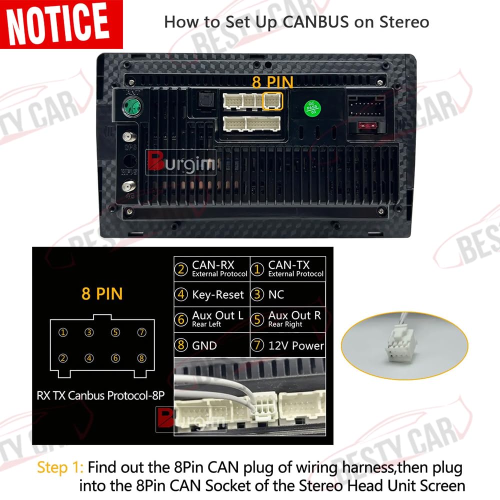 16pin Car Radio Stereo Power Retrofit Wiring Harness Cable Adapter for Honda Civic 1.5T 2016-2021 CRV CR-V 2017-2022 Breeze 2020+ High Trim Support