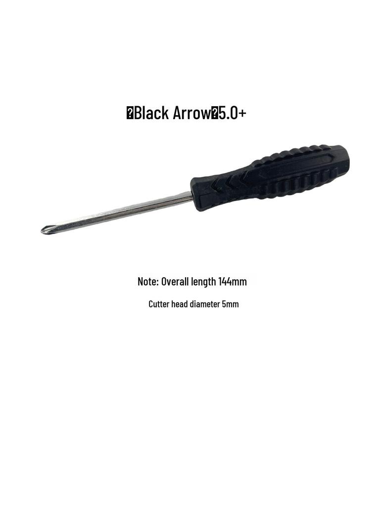 Arrow-Shaped Phillips Slotted Screwdriver Set (3.0/4.0/5.0) for Toy Assembly