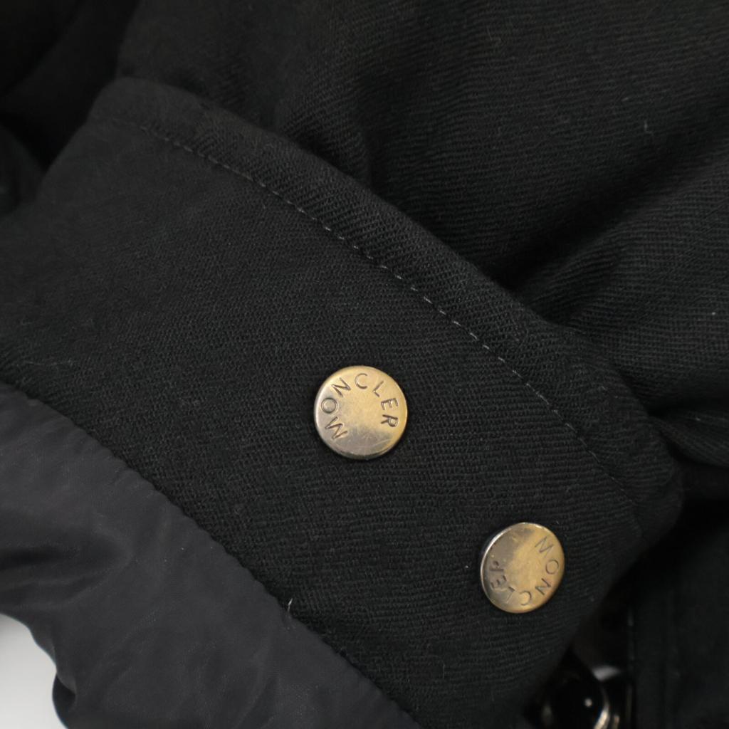 Moncler Im Inland autorisierte Montgenevre Daunenjacke Jacke 0 schwarzGebraucht