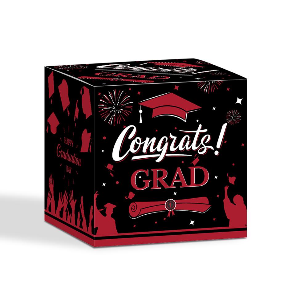 Graduation Voting Box Black Golden Class of 2025 Congrats Grad Card Box Set Congratulations Graduation Party Decoration Gift Box