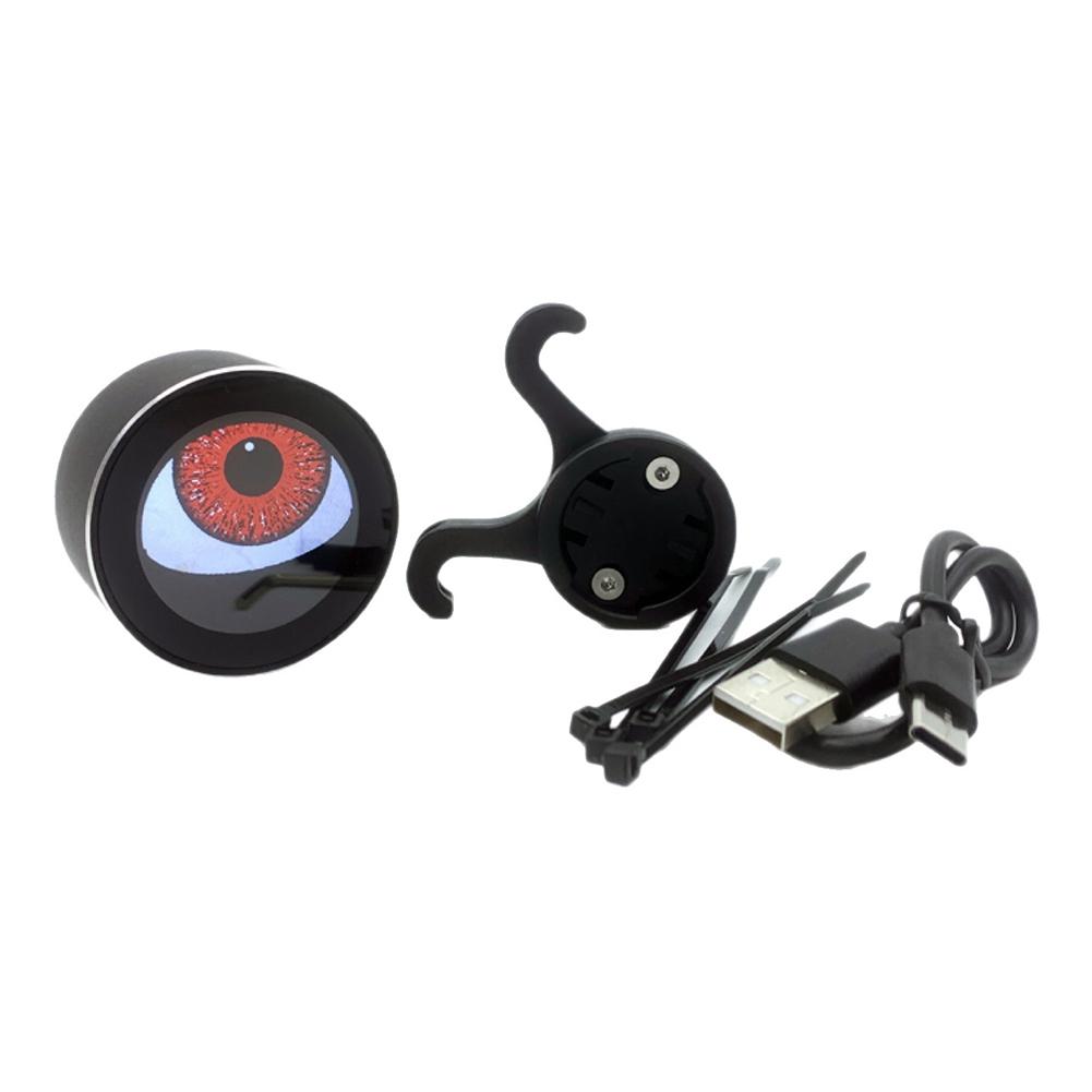 

Demon Evil Eye Headlights Dynamic LED Devil Eyes Light 3 Modes Control Bicycle Headlight Rechargeable for Bicycle and Motorcycle