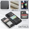 For Samsung Galaxy A17 Case with Card Holder Wallet Case with PU Leather Kickstand Card Slots RFID Blocking,Magnetic Clasp Cover