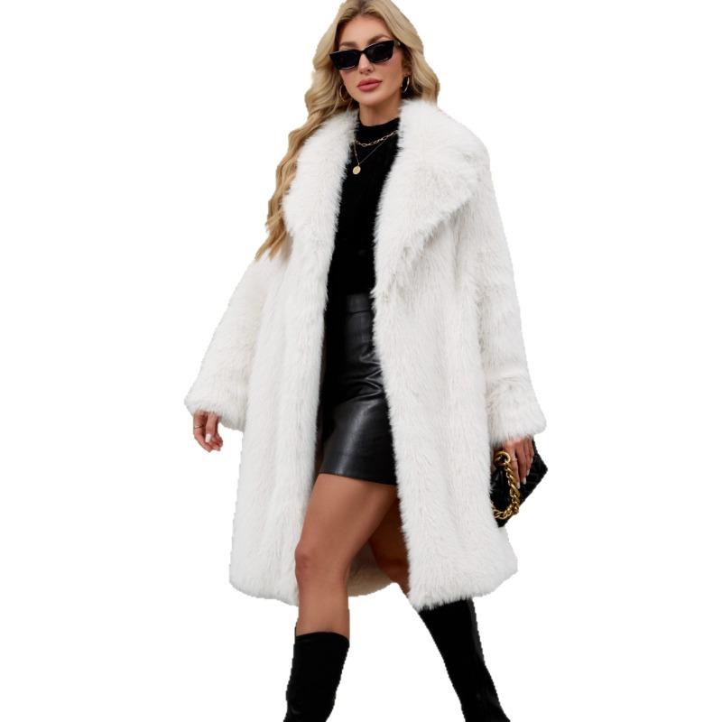 Women's Plush Coat Autumn and Winter New Imitation Fur Fur Coat