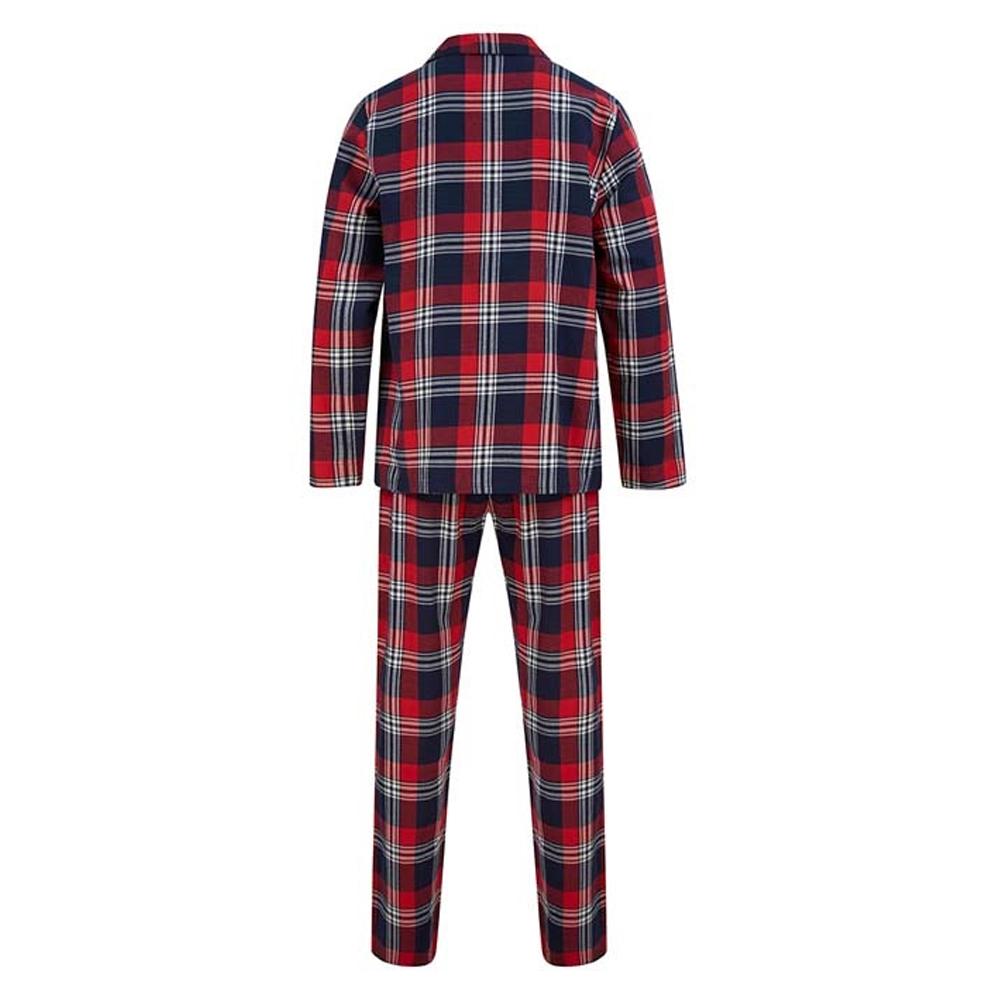 SF Men Mens Tartan Loungewear Set