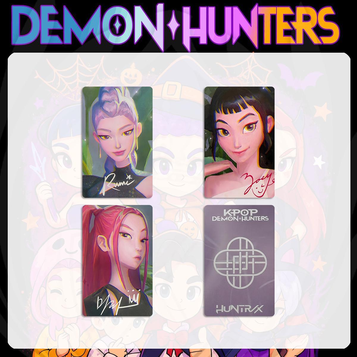 

K-pop Охотники на демонов: Фотокарточка Huntrix - Девушки-охотницы на демонов (CD Мерчендайз SAJA BOY)