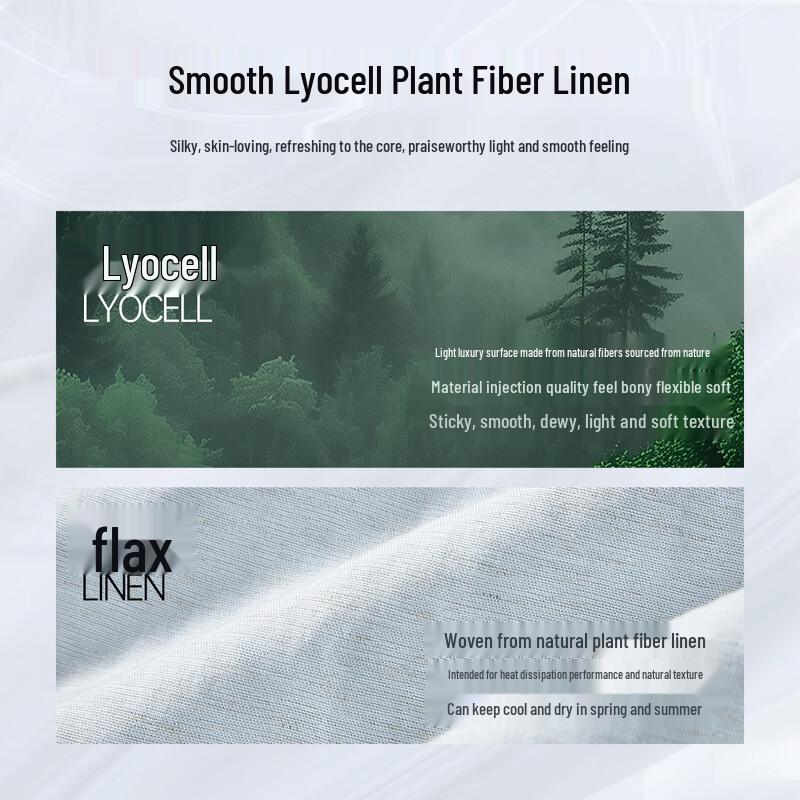 Women's Lyocell Linen Sleeveless Top & Wide-Leg Pants Set