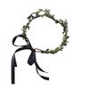 Adjustable Leaves Shape Hair Hoop Rhinestone Pendant Headband Wedding Party Bride Bohemian Style Styling Headband