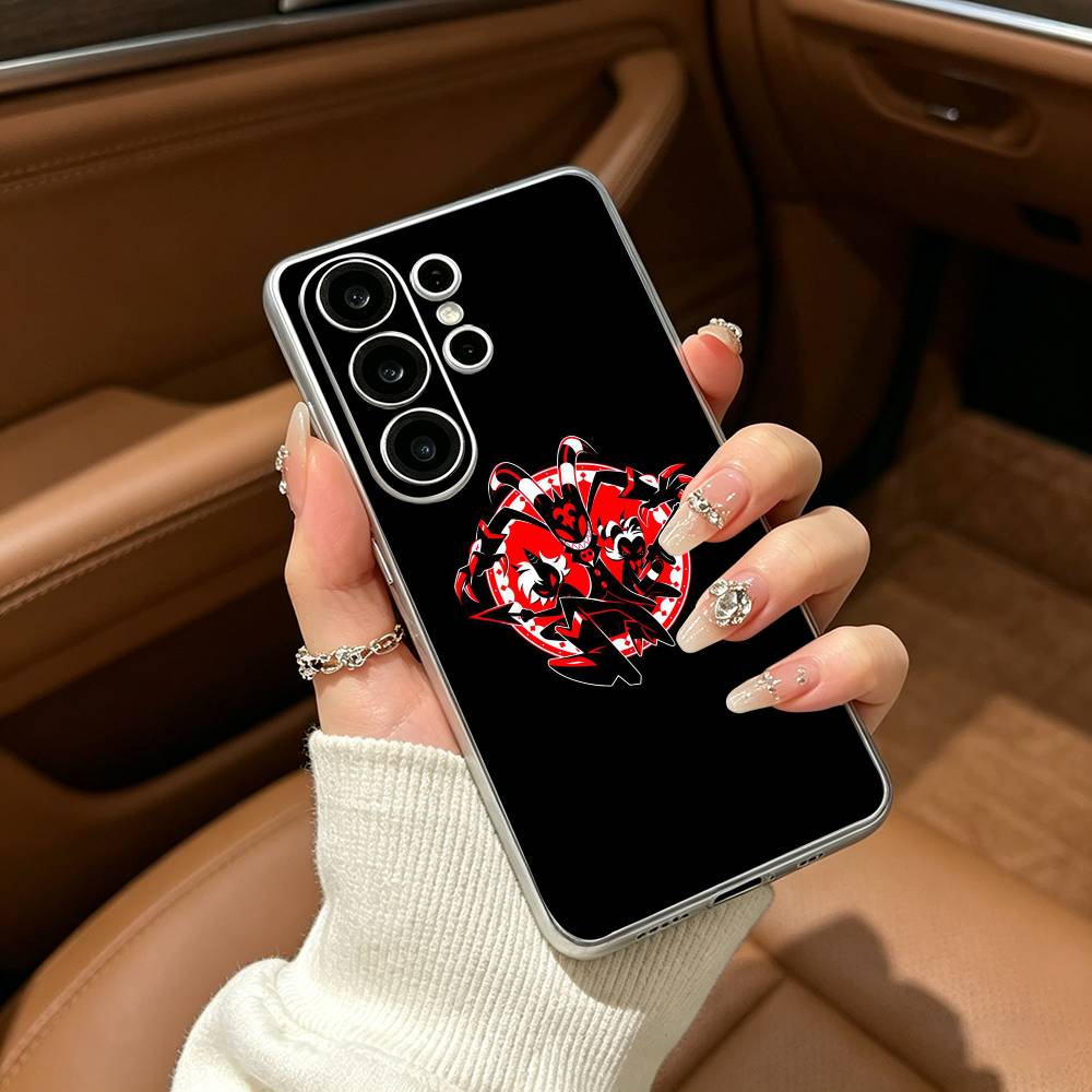Popular Anime-Helluva -B-Boss Clear Soft Silicone Phone Case forSamsung S25, S24, S21, S22, S23, S30, Ultra, S20, Plus