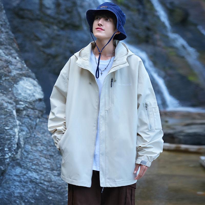 Men's Jacket Spring and Autumn New Trendy Brand Loose Jacket