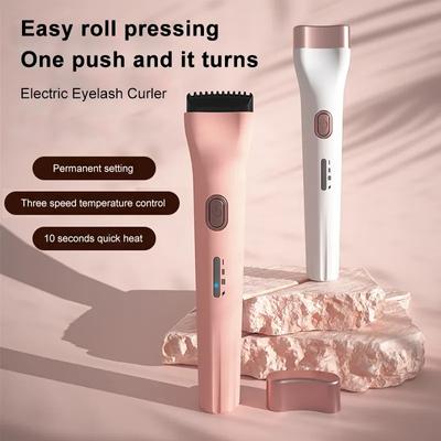 Make-up Werkzeuge Wimpernzange Elektrisch Beheizt Natürlich Augenbrauen Lang Anhaltend 3 Temperatureinstellungen für Zuhause Reise Typ-C Aufladung