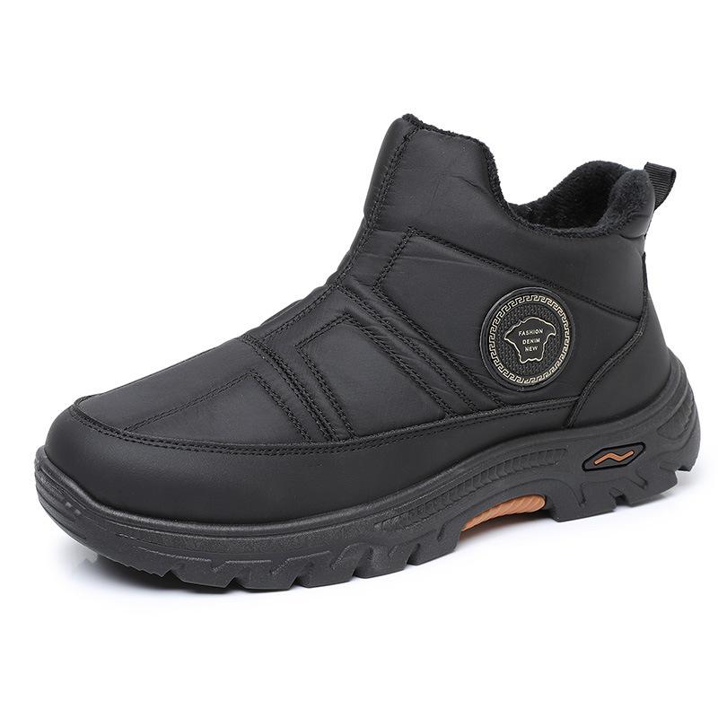 Casual Fleece Warm Snow Boots, Anti-slip and Comfortable Thickened Shoes