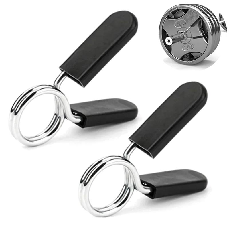 25/28/30Mm Barbell Clamp Spring Collar Clips Gym Weight Dumbbell Lock Standard Lifting Kit Barbell Lock