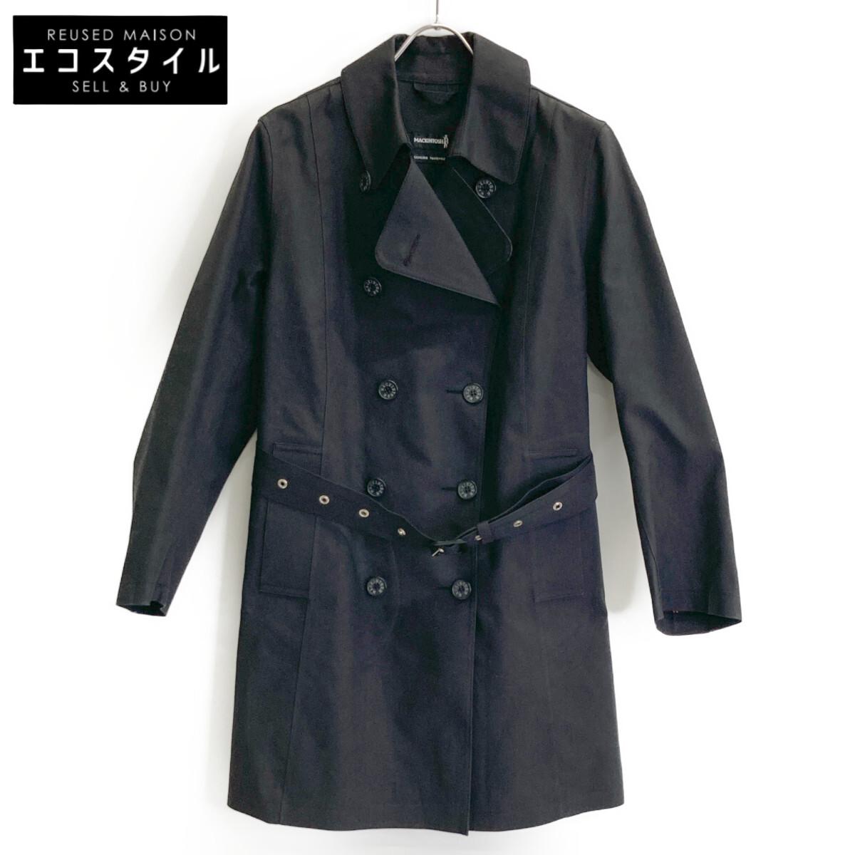 

MACKINTOSH Черное двубортное пальто 34 черныйПодержанный