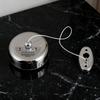 Retractable Clothesline Polished 304 Stainless Steel Shower Single Line Indoor Wall Mount Round 2.8m