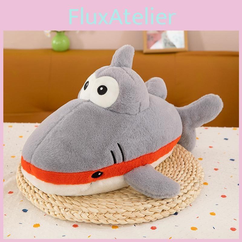 Big Mouth Cute Shark Plush Toy Creative Captain Shark Doll Pillow Pp Cotton